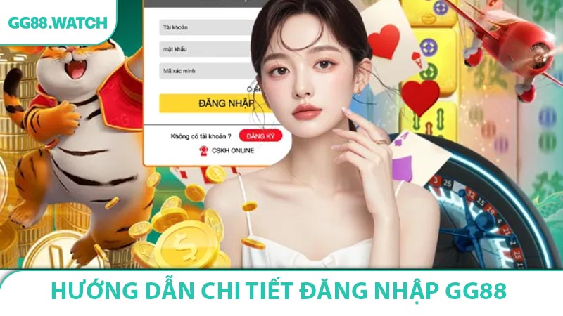 Hướng dẫn đăng nhập GG88 trên máy tính và di động